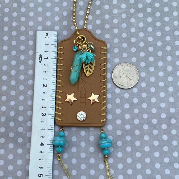 Coach Custom Crystal Xtra Large Hang Tag - Picture 2 of 10